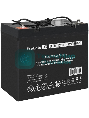 Батарея для ИБП ExeGate DTM 1255 (12V 55Ah, под болт М6)