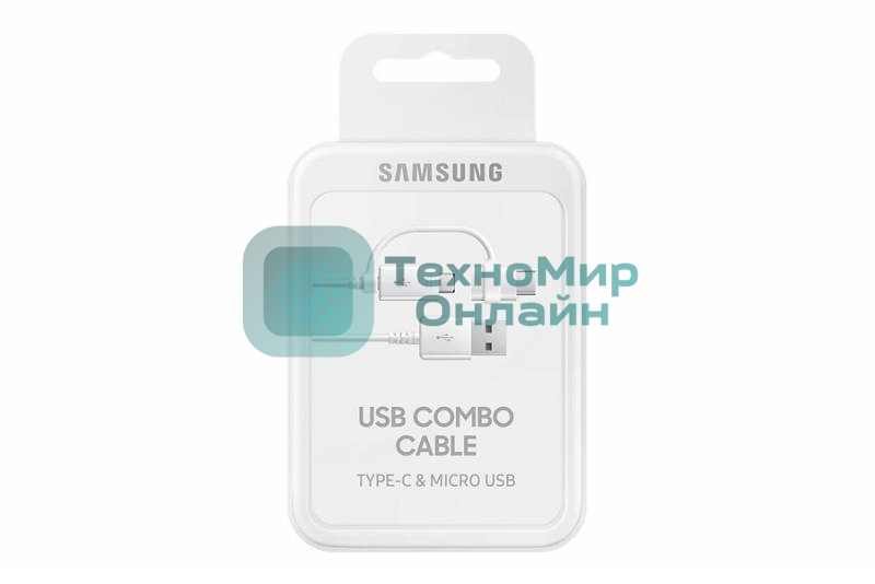 Кабель Samsung EP-DG930DWEGRU USB-microUSB/USB Type-C белый 1.5м