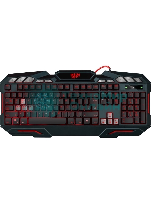 Клавиатура проводная Defender Doom Keeper GK-100DL RU, USB, черный