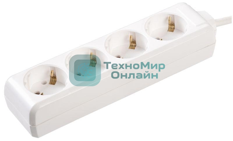 Удлинитель WYP10-16-04-03-Z-N У04 4 места 2 Р + P Е/3метра 3х1 мм2 16А/250 IEK