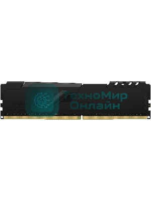 Оперативная память Kingston Fury Beast, 8GB (1x8GB), DDR4, 3200MHz, CL16, DIMM, с радиатором, черный