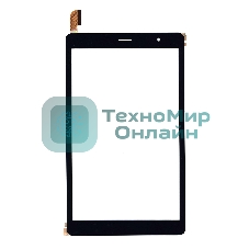 Сенсорное стекло (тачскрин) для Digma Optima 8 Z801, черное