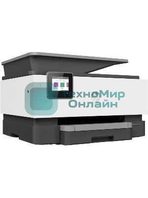МФУ струйное HP OfficeJet Pro 9013 AiO Printer, A4, цветной, печ. до 32/18 стр/мин. (ч/б/цв.), скан. до 8 стр/мин., 1200 x 4800 dpi (печ.), 1200x1200dpi (скан.), USB, RJ-45, Wi-Fi