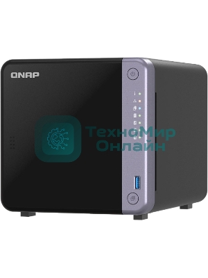 Сетевое хранилище NAS Qnap TS-432X-4G 4-bay настольный Alpine AL-524