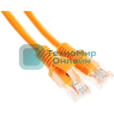 Патч-корд Premier PP12-0.25M/O 1000Гбит/с UTP 4 пары cat.5E CCA molded 0.25м оранжевый RJ-45 (m)-RJ-45 (m)