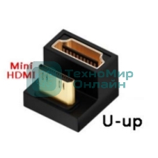 Переходник mini HDMI на HDMI U вверх