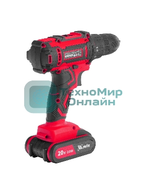 Дрель-шуруповерт аккумуляторная MTX CDS-20, Li-Ion, 20 В