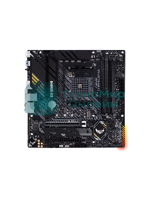 Материнская плата ASUS TUF GAMING B550M-PLUS, AM4, AMD B550, 4xDDR4, 4xSATA, 2xM.2, 1xPCIe 4.0 x16, 1xPCIe 3.0 x16, 1xPCIe x1, 1xHDMI, 1xDP, 1x 2.5Gb LAN, 4xUSB-A 3.2 Gen 1, 1xUSB-A 3.2 Gen 2, 2xUSB-A 2.0, 1xUSB-C 3.2 Gen 2, 5x3.5 мм, 7.1, mATX