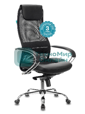 Кресло Бюрократ CH-609SL/BLACK TW-01 TW-11 черный, сетка