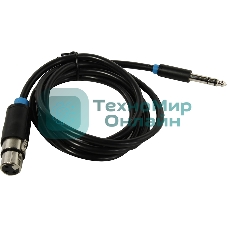 Кабель Vention аудио Jack 6.5 M/XLR F - 1.5м