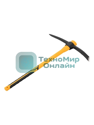 Кирка Denzel 2000 г, узкая, фиберглассовая обрезиненная рукоятка 900 мм