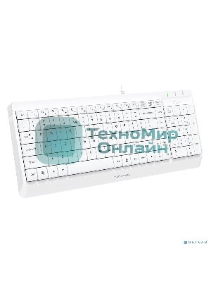 Комплект клавиатура+мышь A4Tech FStyler F1512 проводной, USB, 1200 DPI, белый