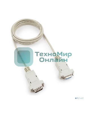 Кабель удлинитель Cablexpert COM (RS232) порта, 9M/9F, 1.8м, пакет (CC-133-6-N)
