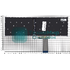 Клавиатура для ноутбука Acer Spin 5 SP515-51 черная с подсветкой