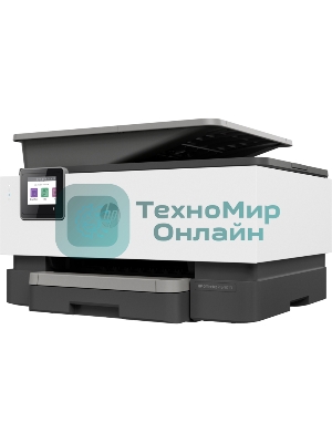 МФУ струйное HP OfficeJet Pro 9013 AiO Printer, A4, цветной, печ. до 32/18 стр/мин. (ч/б/цв.), скан. до 8 стр/мин., 1200 x 4800 dpi (печ.), 1200x1200dpi (скан.), USB, RJ-45, Wi-Fi