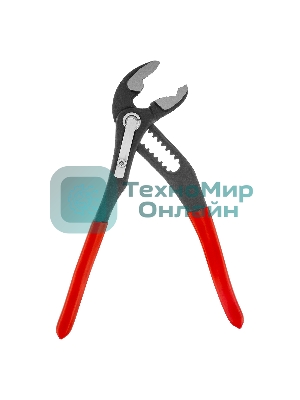 Переставные клещи Matrix 180 мм, кнопочный механизм, хром-ванадий, обливные рукоятки