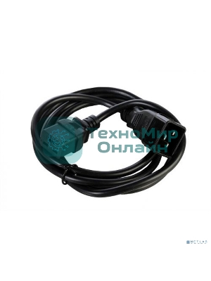 Шнур питания Rem R-16-CORD-C19-S-1.8 C19-Schuko проводник.:3x1.5мм2 1.8м 250В 16А (упак.:1шт) черный