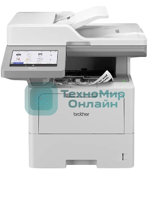 МФУ лазерное Brother MFC-L6910DN, А4, ч/б, печ. 50 стр/мин, скан. до 100 стр/мин., 1200x1200 dpi (печать), 600 x 600 DPI (скан.), NFC, Ethernet, USB