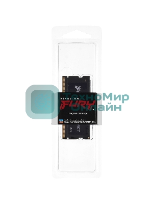 Оперативная память Kingston Fury Impact, DDR5, 8GB (1x8GB), 4800MHz, CL38 SO-DIMM