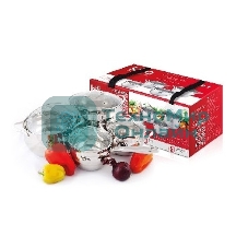 Набор посуды Lara LR02-87 Apple 8 предметов (сотейник 2.0 л, кастрюли: 2.0 л, 3.6 л, 6.1 л)