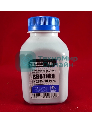 Тонер Brother TN 2075/85/2135/75 HL 2030/35/40/75/2140/50/70 (фл,85г) B&W Standart фас. Россия