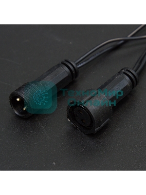 Гирлянда Neon-night Нить 10м, постоянное свечение, черный ПВХ, 230В, белый