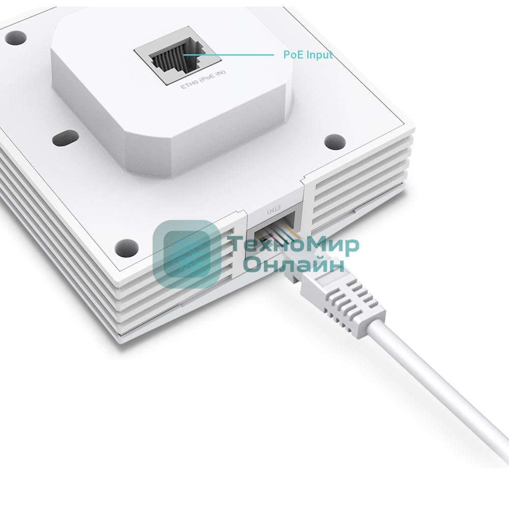 Точка доступа TP-Link EAP650-Wall AX3000 10/100/1000BASE-TX