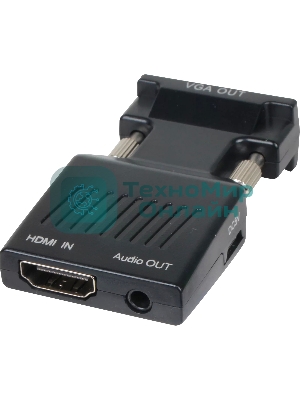 Переходник HDMI(F) --> VGA(M)+audio, AOpen CA336A 1080x60Hz