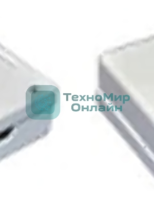 Настенная информационная розетка RJ45 8P8C, кат.5Е, UTP, 1-порт, белая 