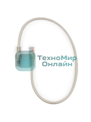 Патч-корд UTP Cablexpert cat.5e, 0.5м, литой, многожильный, серый