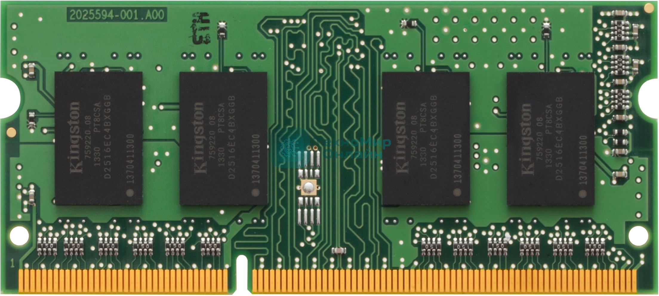Оперативная память Kingston ValueRAM, DDR3, 4GB (1x4GB), 1600MHz, CL11, SO-DIMM