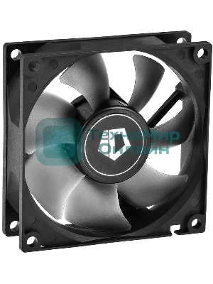 Вентилятор для корпуса ID-Cooling NO-8025-SD черный, 80 мм, 2000 об/мин, 21 дБ, 3 pin