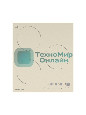 Индукционная варочная панель Maunfeld EVI.453-BG, конфорок: 3 шт., стеклокерамика, независимая, бежевый