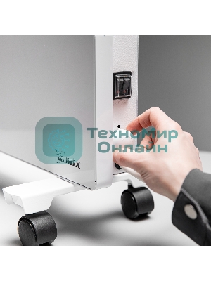 Конвектор электрический MTX КМ-1500.2 белый, 1500 Вт, 20 м2, термостат