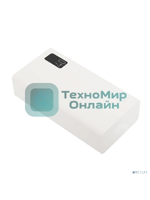 Портативный аккумулятор Perfeo Powerbank MOUNTAINS 40000 mAh/LED дисплей/PD + QC 3.0/Type-C/4 USB/Выход: 3A, max 22.5W White (PF_D0160)