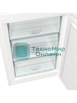 Холодильник Gorenje NRK6201EW4 белый двухкамерный 235/96 л морозилка снизу, No Frost