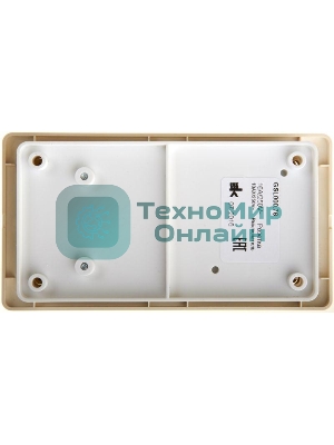 Блок комбинированный GLOSSA розетка+ выкл. 3-кл. беж. SchE