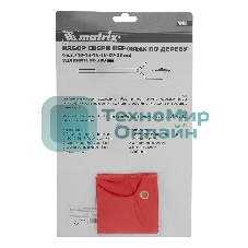 Набор сверл Matrix перовых по дереву, 10-12-16-18-20-25 мм, 6 шт., удлинитель 300 мм 6-гран. хвост.