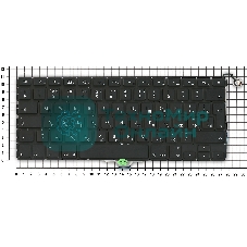 Клавиатура для ноутбука MacBook Air A1304 A1237 13.3 черная большой ENTER
