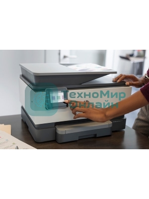 МФУ струйное HP OfficeJet Pro 9013 AiO Printer, A4, цветной, печ. до 32/18 стр/мин. (ч/б/цв.), скан. до 8 стр/мин., 1200 x 4800 dpi (печ.), 1200x1200dpi (скан.), USB, RJ-45, Wi-Fi