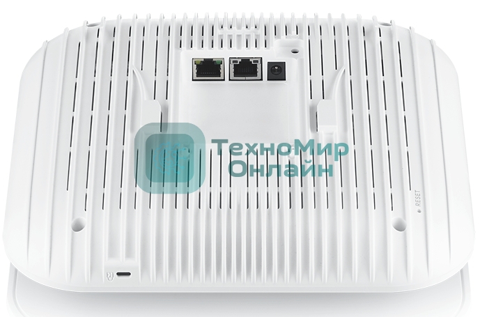 Гибридная точка доступа Zyxel NebulaFlex Pro WAX650S, W-Fi 6, 802.11a/b/g/n/ac/ax (2,4 и 5 ГГц), MU-MIMO, Smart Antenna, внутренние антенны 4x4, до 1200+2400 Мбит/с, 1xLAN 5GE, 1xLAN GE, PoE, защита о