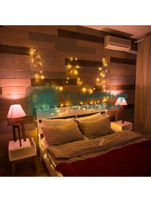 Гирлянда светодиодная Neon-night универсальная 200 LED теплый белый 20 метров, с контроллером