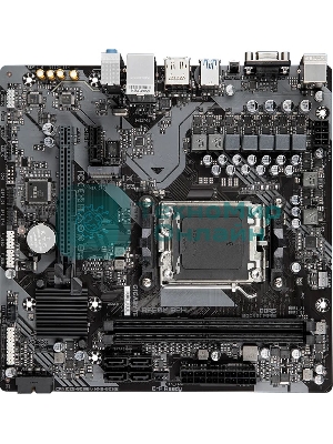 Материнская плата Gigabyte B650M S2H (V1.2/V1.4), AM5, AMD B650, 2xDDR5, 4xSATA, 1xM.2, 1xPCI-E 4.0 x16, 3xUSB-A 3.2 Gen 1, 1xUSB-C 3.2 Gen 1, 1x 1Gb LAN, 3x3.5 мм, 7.1, Micro-ATX