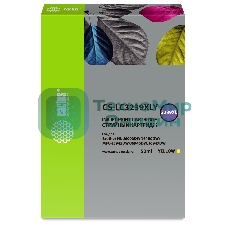 Картридж струйный Cactus CS-LC3239XLY желтый (52мл) для Brother HL-J6000DW/J6100DW