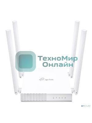 Роутер беспроводной TP-Link Archer C24 AC750 10/100BASE-TX белый