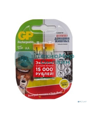 Аккумулятор GP Smart Energy 100AAHCSV AA NiMH 1000mAh (2шт)