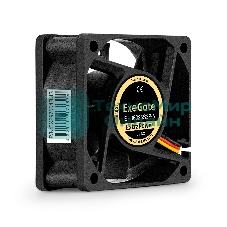 Вентилятор для корпуса ExeGate ExtraPower EP06025S3P-5 черный, 60 мм, 4800 об/мин, 33.5 дБ, 3 pin