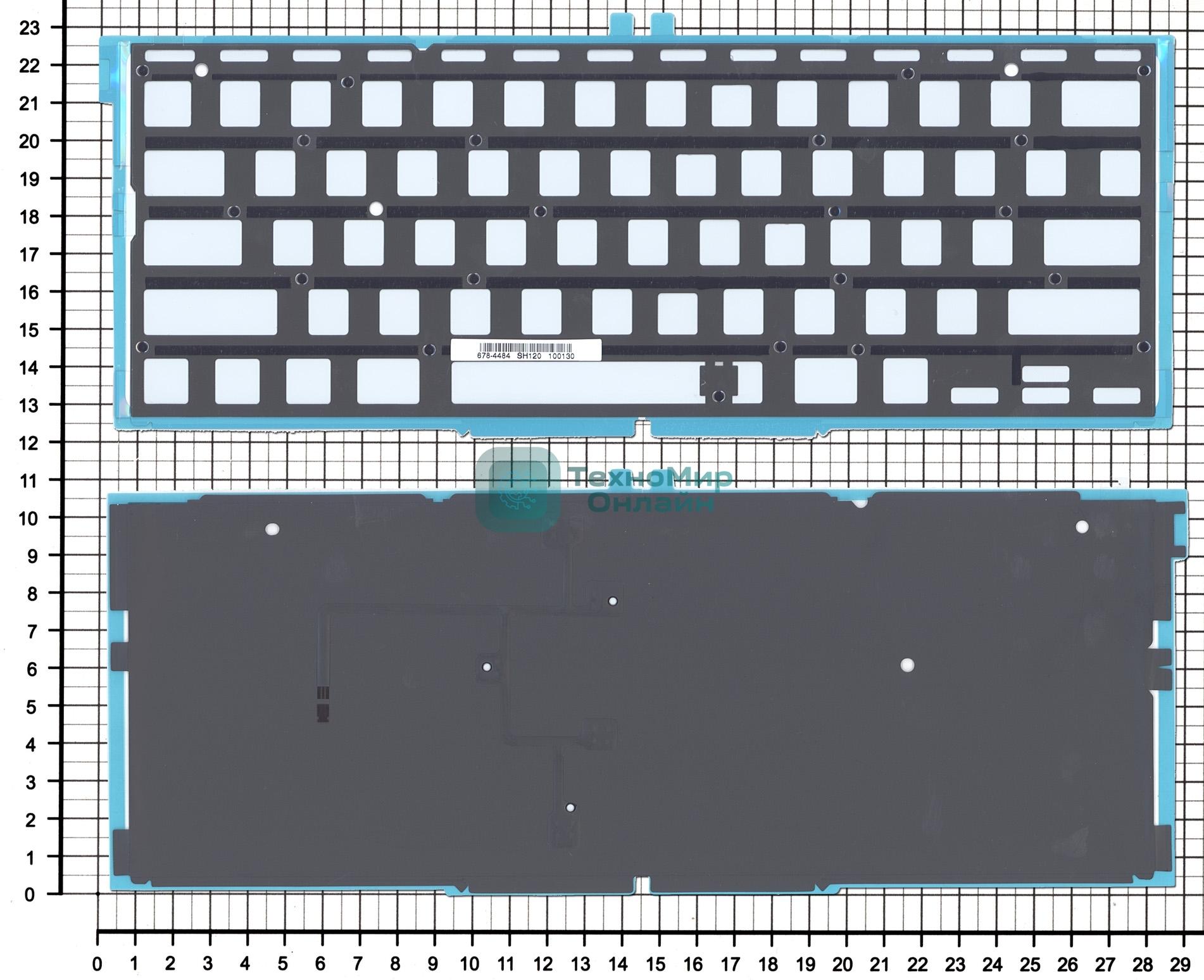 Подсветка для клавиатуры Apple MacBook Air 11