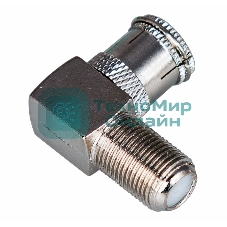 Переходник PROconnect гнездо F-гнездо TV угловой