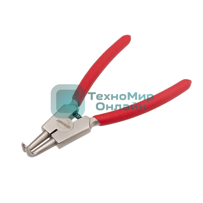 Щипцы для стопорных колец Rexant разжим загнутый 160 мм, обливные рукоятки